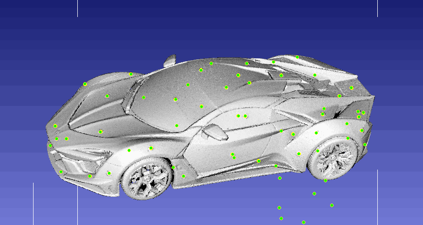 PTOP三維掃描儀在車模中的解決方案 Techlego三維掃描儀在車模中的解決方案